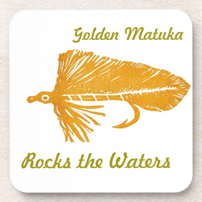 "Golden Matuka" Streamer Fly Coaster (Front)
