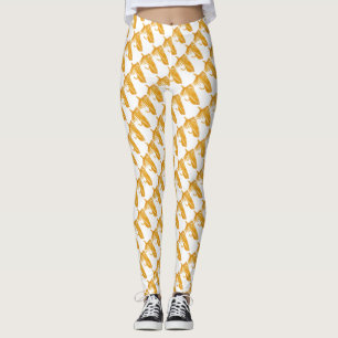 Golden Matuka streamer fly fishing, fly tying art Leggings
