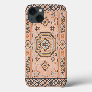 Golden Maze – Modern Moroccan Geometry iPhone 13 Case