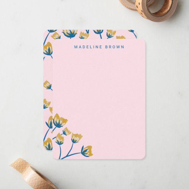 Golden Meadow Card (Front/Back In Situ)