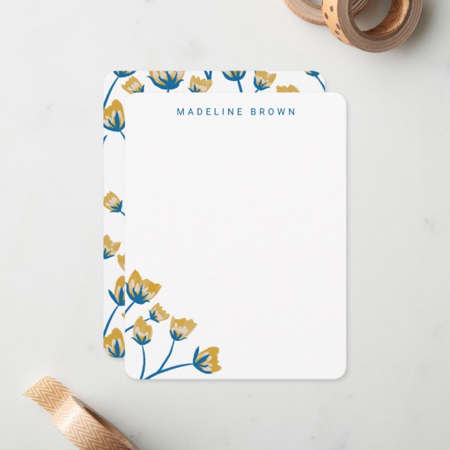 Golden Meadow Card (Front/Back In Situ)