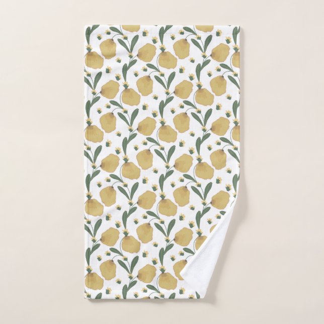 "Golden Meadow" Hand Towel (Hand Towel)