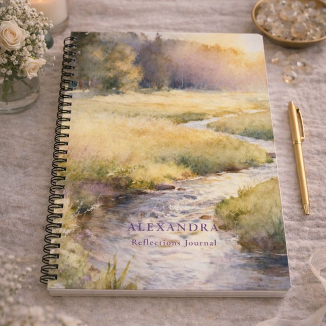 Golden Meadow Personalized Reflections Journal (Creator Uploaded)