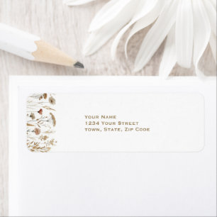 Golden Meadow Watercolor Wildflower Wedding