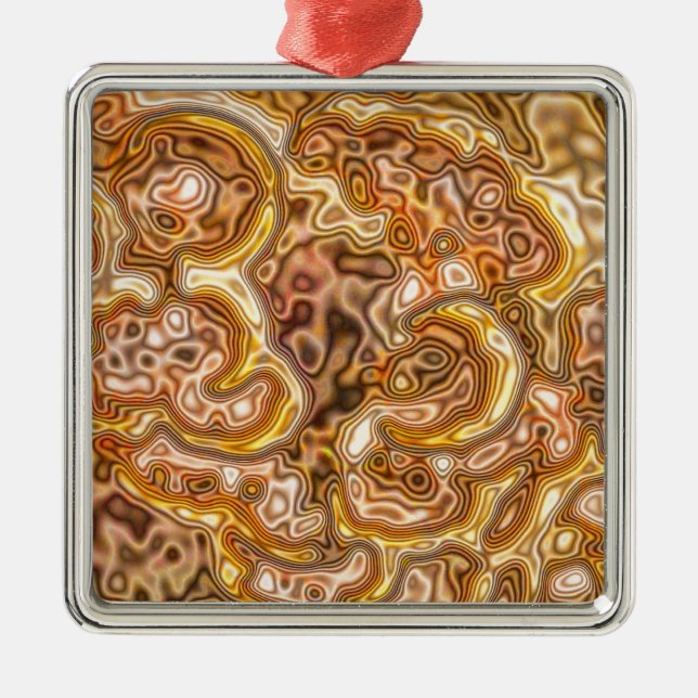 GOLDEN METAL ORNAMENT (Front)