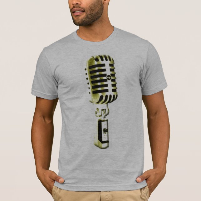Golden Microphone T-Shirt (Front)