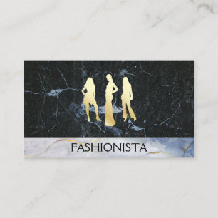 Golden Models   Marble Business Card
