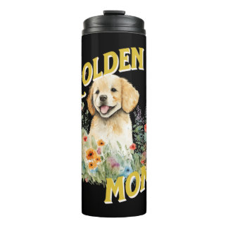Golden Mom. Golden Retriever Design   Thermal Tumbler