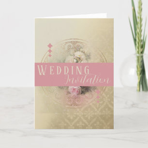 Golden Moments - Invitation, Greeting Card