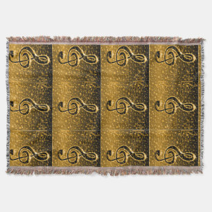 Golden Moments_ Throw Blanket