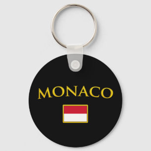 Golden Monaco Keychain