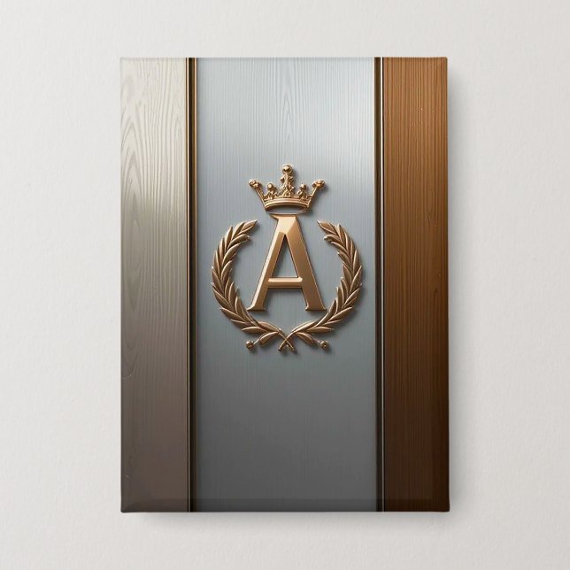 Golden Monogram Emblem A (Front)