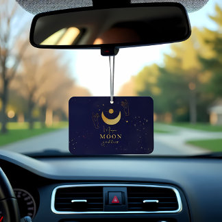Golden Moon With Hands Personalized Air Freshener