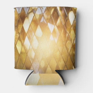Golden Mosaic: Shining Glass Effect. Can Cooler