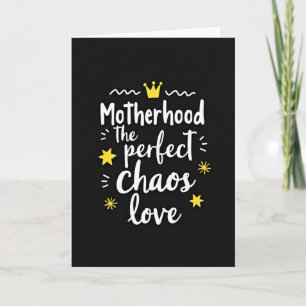 Golden Motherhood Love Art Card