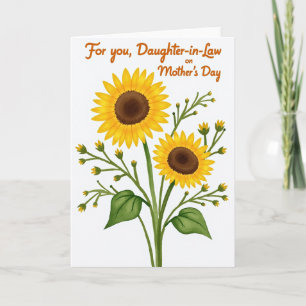Golden Mothers Day Daughter Card