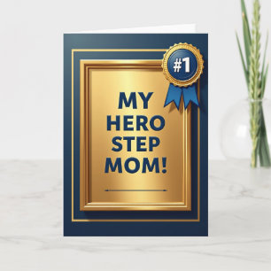 Golden Mothers Day Number One Card