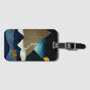 Golden Mountain Climbers Luggage Tag
