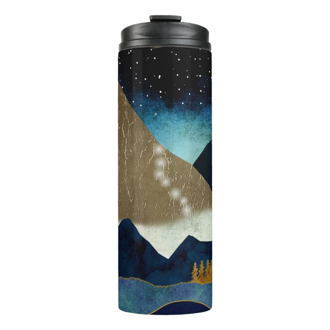 Golden Mountain Climbers Thermal Tumbler (Front)