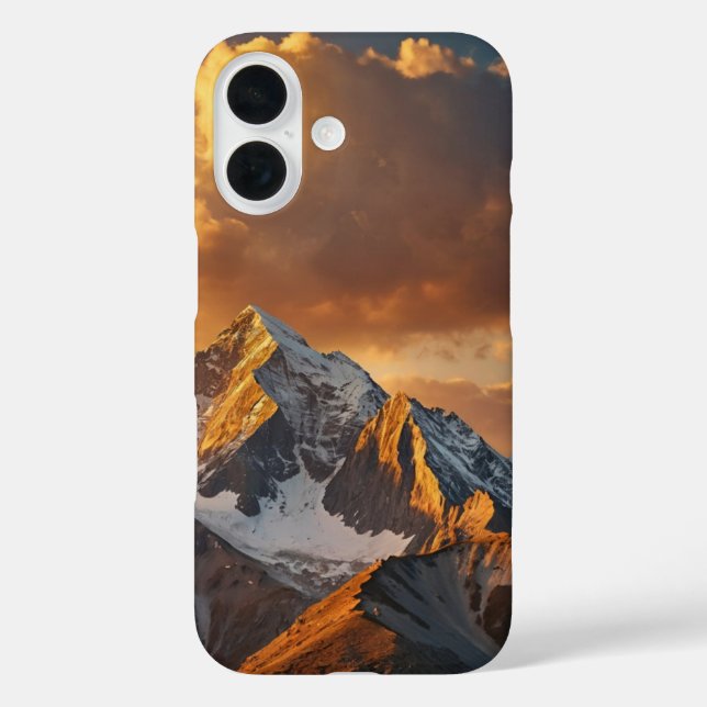 Golden Mountain Peaks Case-Mate iPhone Case (Back)
