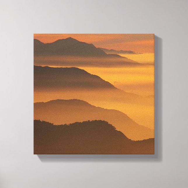 Golden Mountains Canvas Print (Front)
