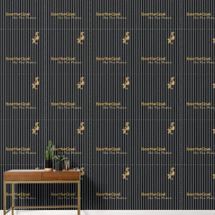Golden Name and Logo Editable Wallpaper