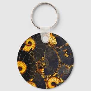 Golden Nautilus Keychain