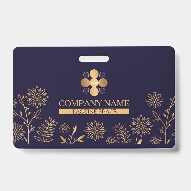 Golden Navy bage Badge (Front)