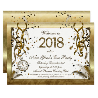new year party invites