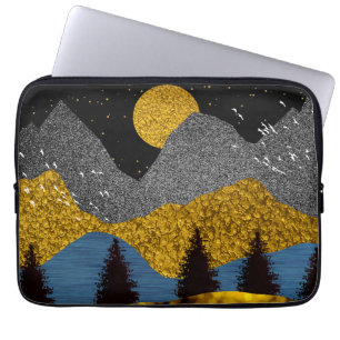 Golden Night Laptop Sleeve