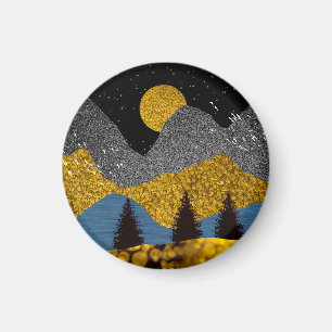 Golden Night Magnet