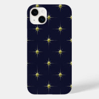 Golden Night Stars Pattern