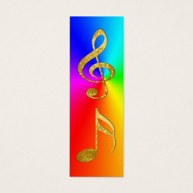 golden notes bookmark (Front)