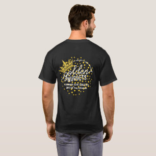 GOLDEN NUGGETS: Official Logo on Black T-Shirt