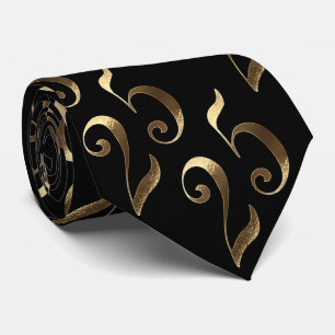 Golden Number 25 25th Birthday Jubilee Anniversary Tie