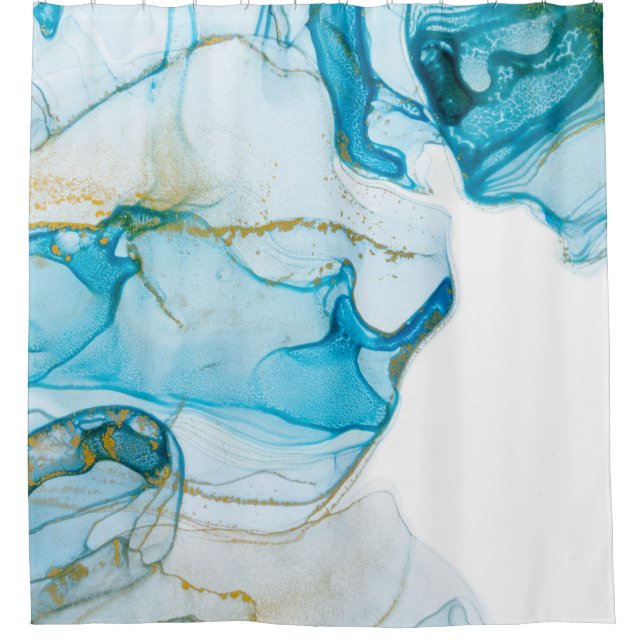 Golden ocean waves. Rich bright abstract picture.  (Front)