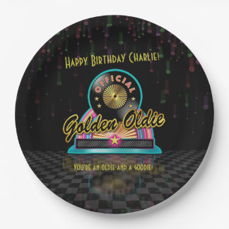 Golden Oldie Party Plate