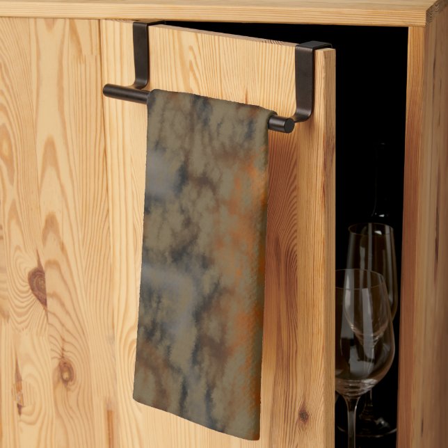 Golden Olive   Kitchen Towel (Thirds Fold)