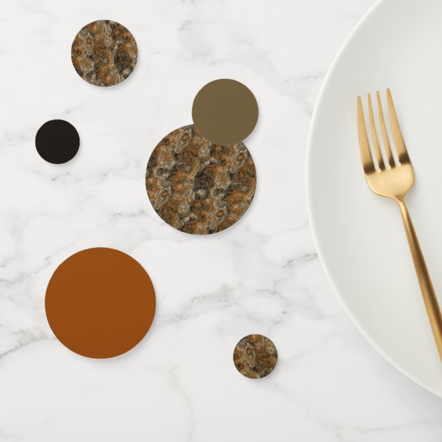 Golden Olive Marble  Confetti (Group)