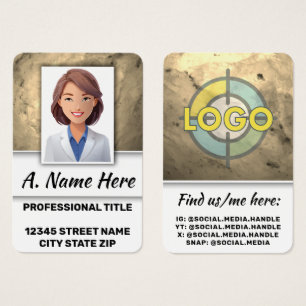 Golden Olive Template Lab Techs Health Innovators