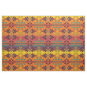Golden Ombre Sunset   Southwestern Style Fabric
