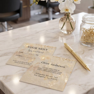 Golden Opal Appointment Reminder Card