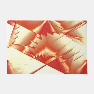 Golden orange to beige, extreme rough digitalized doormat