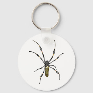 Golden Orb Spider Keychain