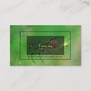 Golden Orb Waver Business Card