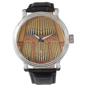 Golden organ pipes watch