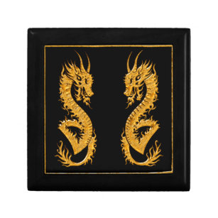 Golden oriental dragon 02 gift box