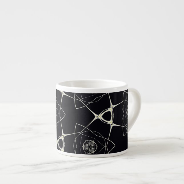 Golden Ornament Espresso Cup (Front Right)
