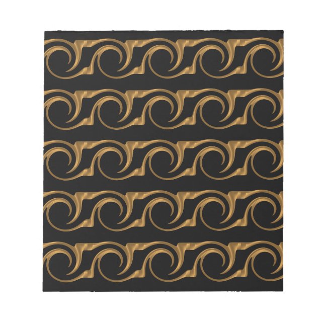 Golden ornamentation notepad (Front)