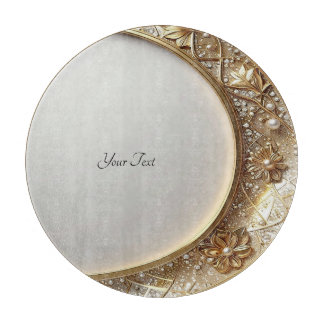 Golden Ornate Cutting Board